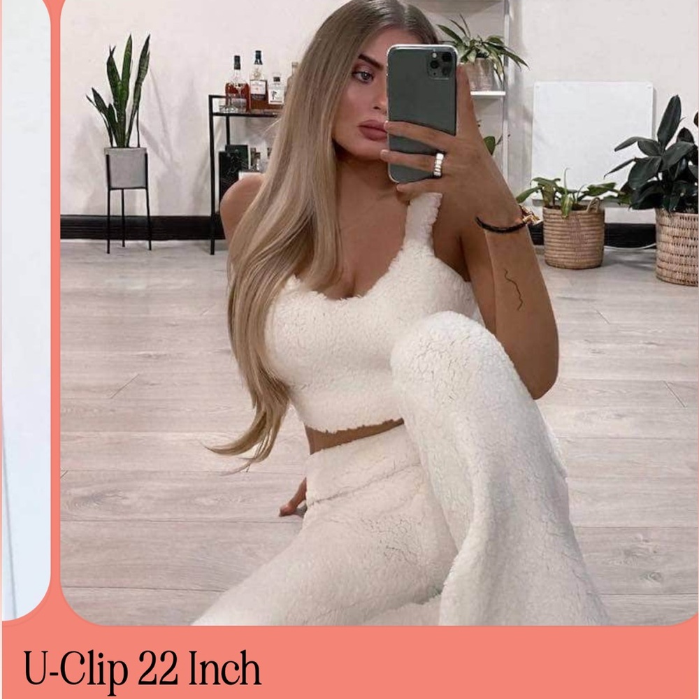 INH Insert Name Here U-Clip 22 Inch Hair Extensions BNWT
